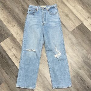 Levi’s - Ribcage straight ankle jeans denim pants bottoms